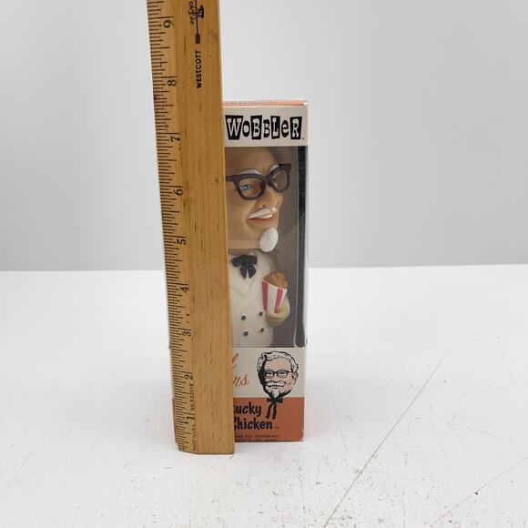 Funko Wacky Wobbler 7" Colonel Sanders Bobblehead 2001 Kentucky Fried Chicken - Picture 13 of 14